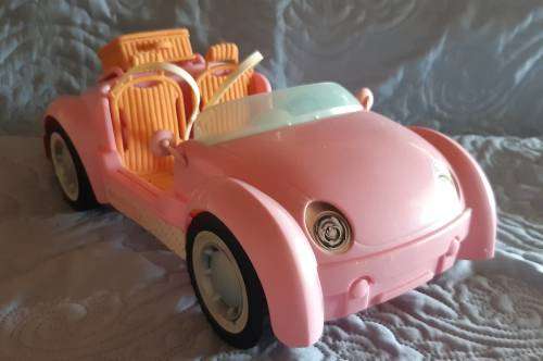 2006 Mattel Barbie Pink Beach Glam Cruiser Sports Convertible Beetle