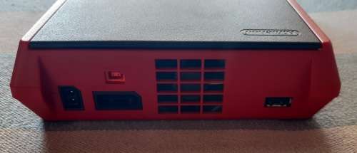 Nintendo Wii Mini Console - RVL-201 (Red and Black) including attachments