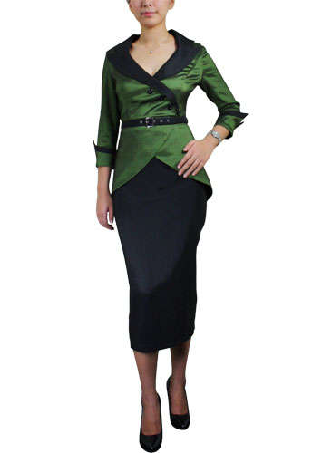 Green Disguise Suit Pencil Dress