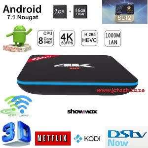 H96 Pro Tv Box 2GB Ram 16GB Rom Media Player - DSTV Now and Kodi Pre-installed