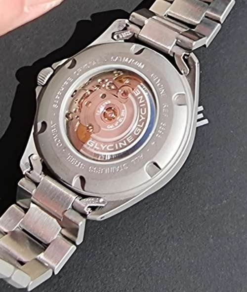 Glycine Combat 7 Automatic Black Dial Men`s Watch 3898.19AT6.SB.MB.