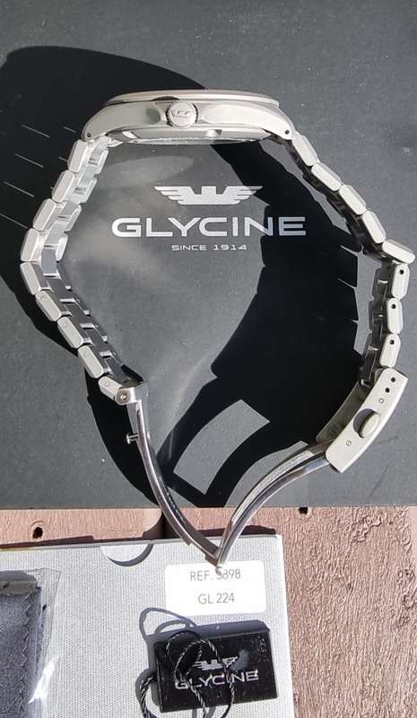 Glycine Combat 7 Automatic Black Dial Men`s Watch 3898.19AT6.SB.MB.