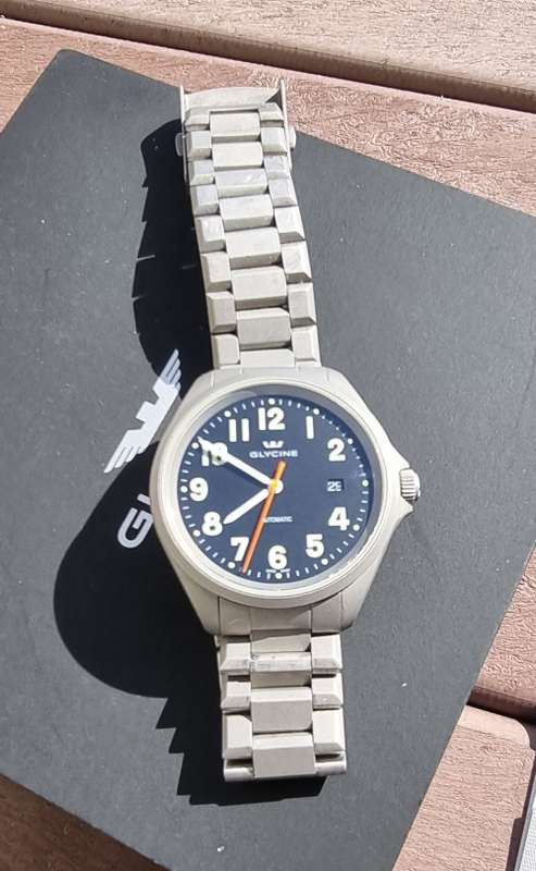 Glycine Combat 7 Automatic Black Dial Men`s Watch 3898.19AT6.SB.MB.