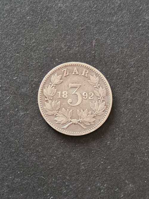 ZAR Tickey 1892