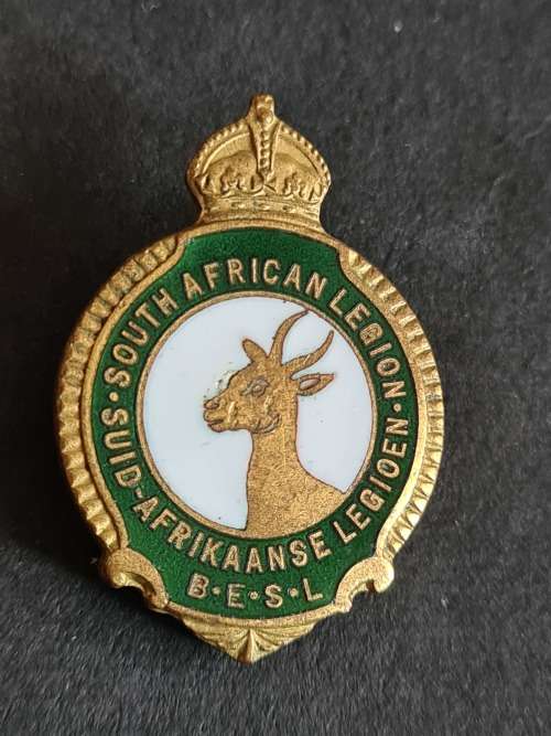 The South African Legion Lapel Badge