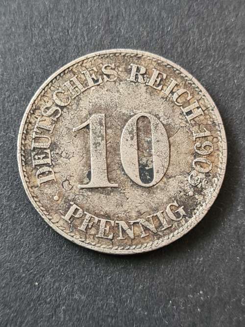 Deutsches Reich 10 Pfennig 1905