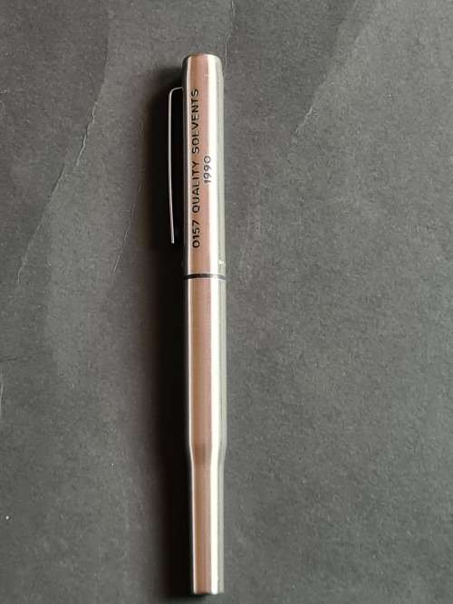 Vintage Parker Rollerball engraved 0157 Quality Solvence 1990