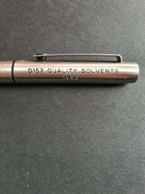 Vintage Parker Rollerball engraved 0157 Quality Solvence 1990