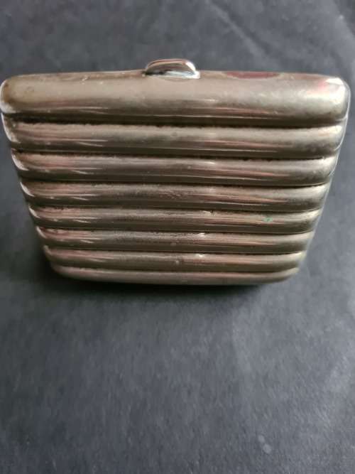 Silver plated Mini Cigar/Cigarette Case 8cm by 7cm