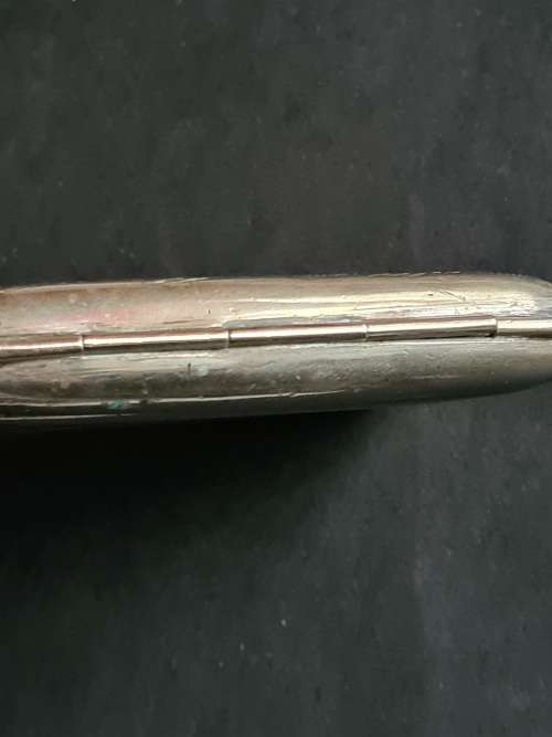 Silver plated Mini Cigar/Cigarette Case 8cm by 7cm