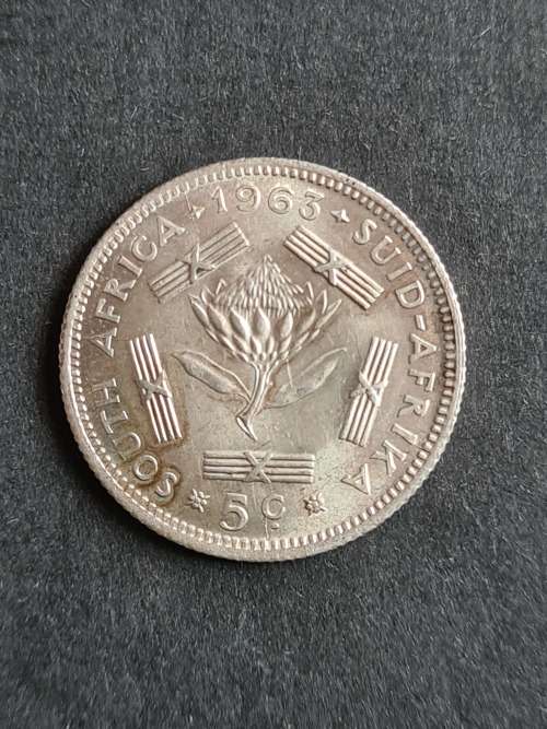 Republic 5 Cents 1963 UNC