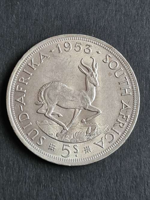 Union 5 Shillings 1953