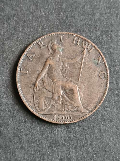 UK Farthing 1900