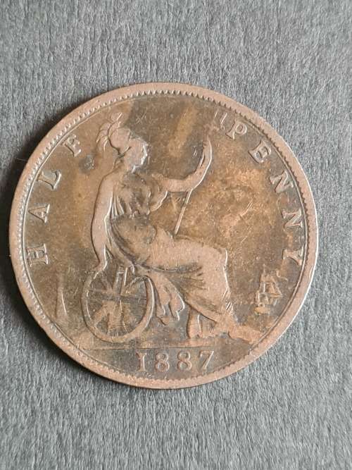 UK 1/2 Penny 1887