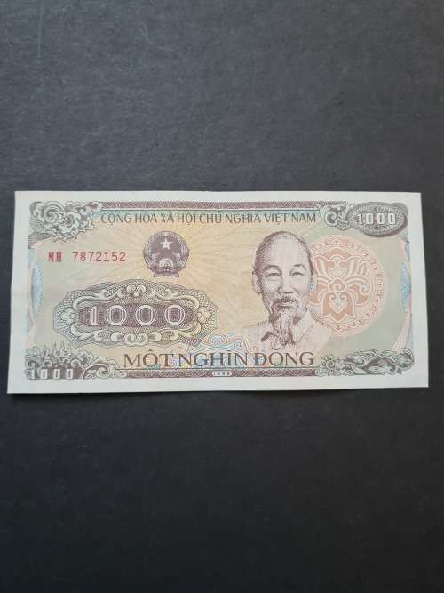 Vietnam 1000 Dong VF+ - as per photograph