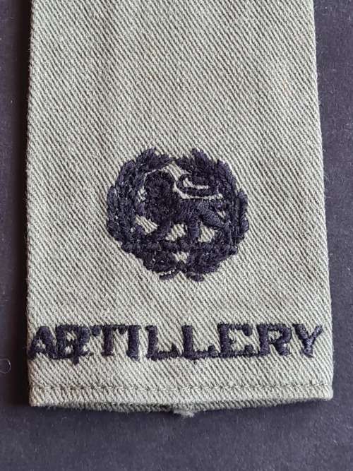 2 x Rhodesian Artillery Epaulettes - as per photograph