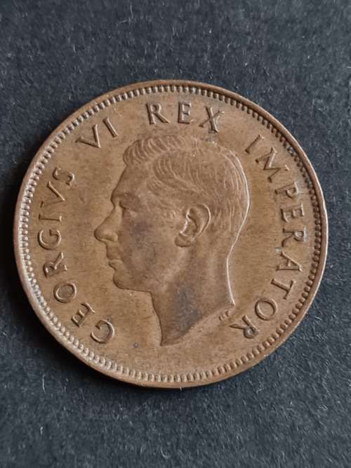 Union 1/2 Penny 1945 - as per photograph