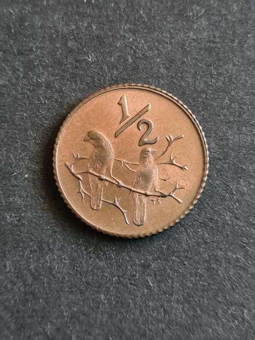 Republic 1/2 Cent 1973 UNC - as per photograph