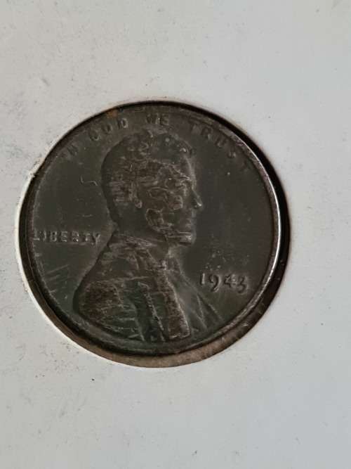 USA Steel One Cent 1943 - as per photograph