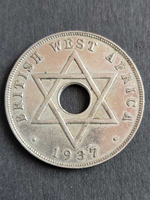 British West Africa 1 Penny 1937H - as per photograph