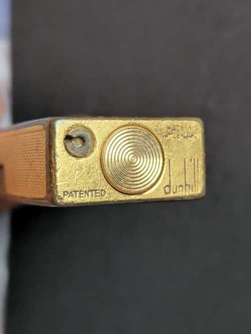 Dunhill Lighter made in Switzerland (needs flint and gas) - as per photograph