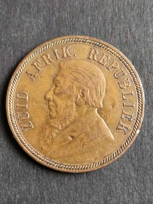 ZAR Penny 1892 - as per photograph