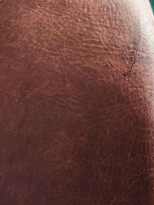 Vintage Genuine Leather Rugby Ball - as per photograph