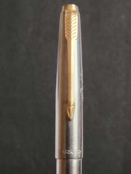 Vintage Parker Jotter Ballpoint Pen made in England  (engraving on cap) - as per photograph