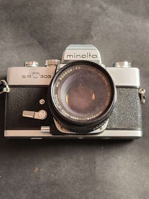 Minolta SRT303 Camera (made in Japan) not tested  - as per photograph