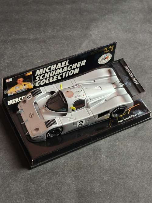 Michael Schumacher Collection Mini Champs 1:43 Mercedes Benz C291 - as per photograph