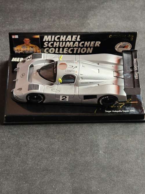 Michael Schumacher Collection Mini Champs 1:43 Mercedes Benz C291 - as per photograph