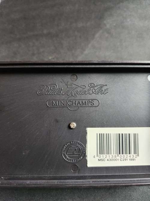 Michael Schumacher Collection Mini Champs 1:43 Mercedes Benz C291 - as per photograph