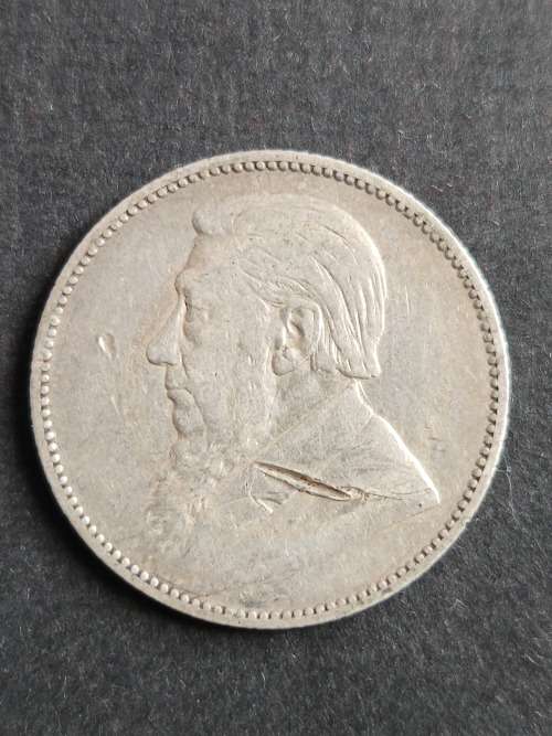 ZAR 1 Shilling 1896 Filler Coin (scratched) - as per photograph