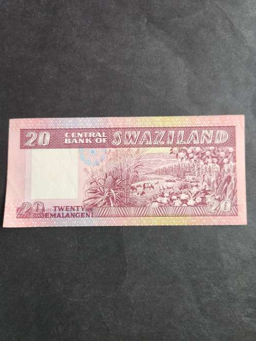 Swaziland 20 Emalangeni (Diamond Jubilee) 1921-1981 EF+/UNC- as per photograph