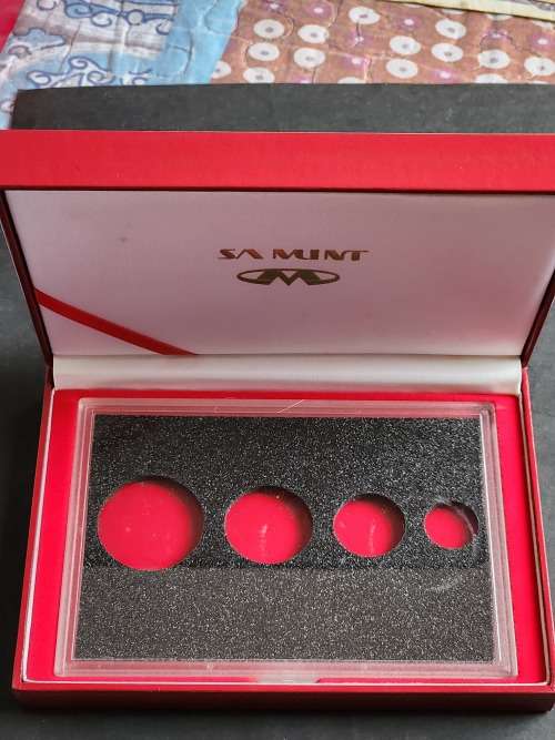 Kruger Rand Box for 1/10, 1/4, 1/2 and 1 Ounce - as per photograph