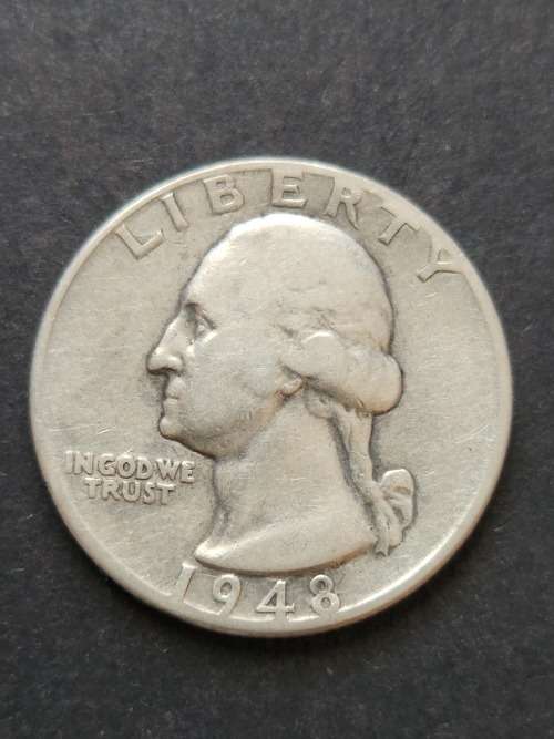 Washington Quarter Dollar 1948 - as per photograph