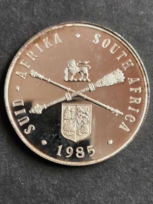SA Silver One Rand 1985 Parliment Proof - as per photograph