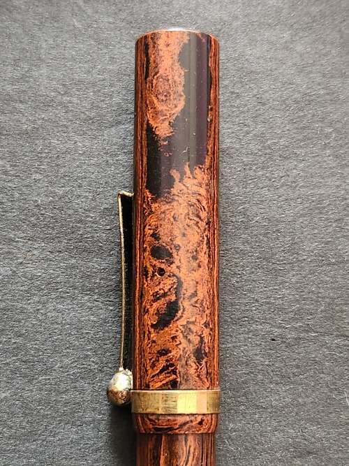 Vintage Dunlop Fountain Pen with Rolled Gold Clip (not used) - as per photograph