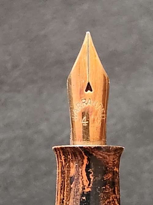 Vintage Dunlop Fountain Pen with Rolled Gold Clip (not used) - as per photograph