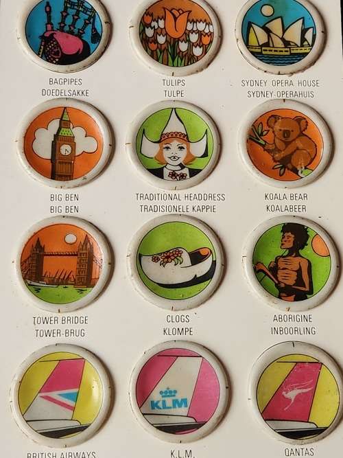 Vintage Coca Cola (the Wonderful World of Coke) Passport complete set - as per photograph