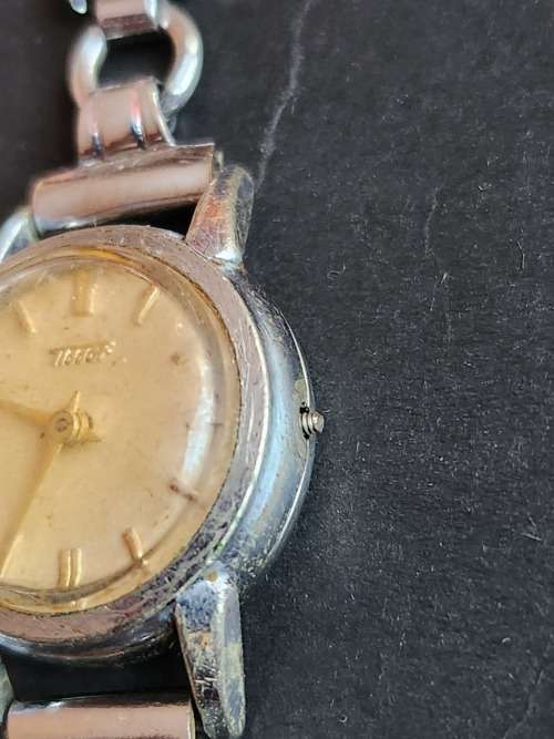 Vintage Ladies Tissot Watch (not working- missing winder) - as per photograph