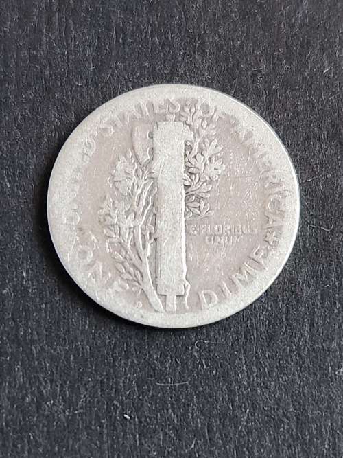 USA Mercury Dime 1918 - as per photograph per