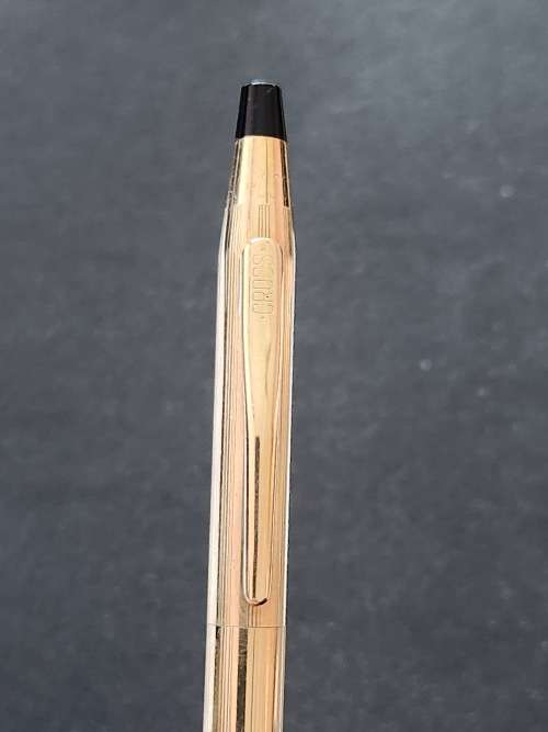 Vintage Cross Pen /Pencil Set engraved 1/20 12kt Gold Filled - as per photograph