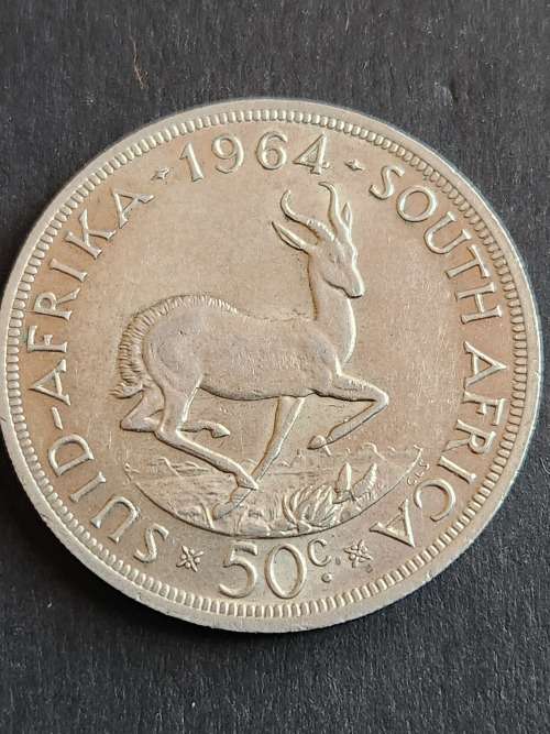 Republic 50 Cents 1964 (nice condition) - as per photograph