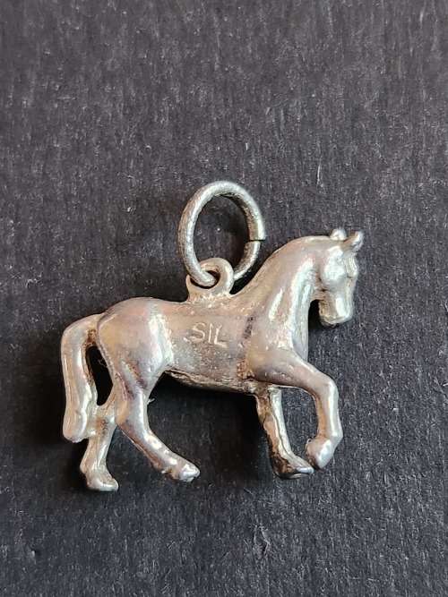 Silver Fish Charm stamped Silver - as per photograph