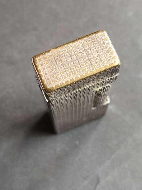 Vintage Silver Plated Dunhill Lighter (needs flint and gas) made in Switzerland - as per photograph