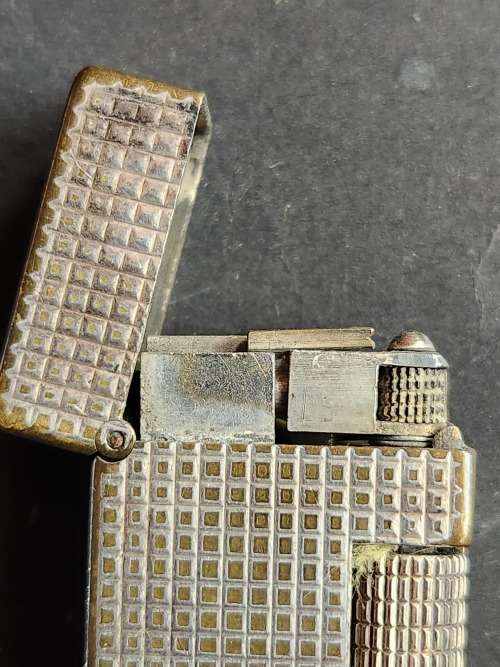 Vintage Silver Plated Dunhill Lighter (needs flint and gas) made in Switzerland - as per photograph