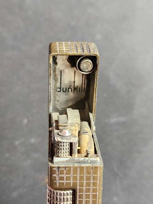 Vintage Silver Plated Dunhill Lighter (needs flint and gas) made in Switzerland - as per photograph