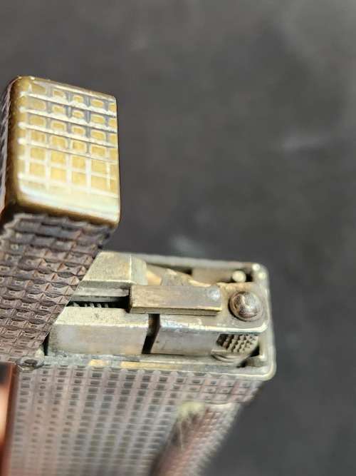 Vintage Silver Plated Dunhill Lighter (needs flint and gas) made in Switzerland - as per photograph