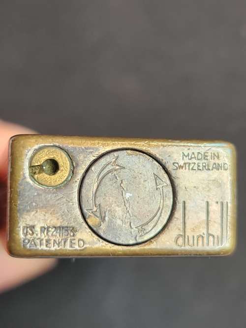 Vintage Silver Plated Dunhill Lighter (needs flint and gas) made in Switzerland - as per photograph